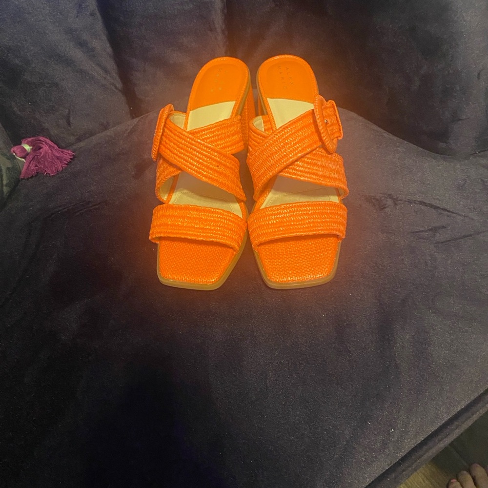 Alex Marie Bold Orange Sandals